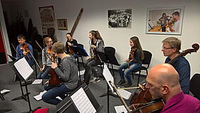Teilweise Froehliche Stimmung